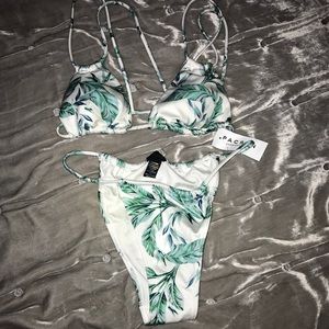NEVER WORN LA HEARTS BIKINI SET